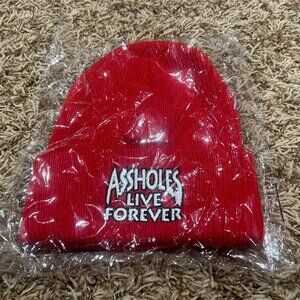 A**holes Live Forever Red Hat - New in packaging